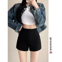 冰丝运动短裤女裤子2026春季薄款宽松直筒显瘦高腰休闲百搭三分裤