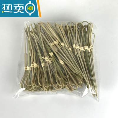 敬平12cm青色剪刀签网红迷你可爱小串糖葫芦竹签面包花式艺术水果创意 长12cm青色剪刀签500支牙签