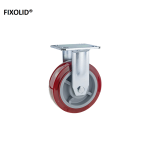 FIXOLID 枣红轮 定向轮8寸 个