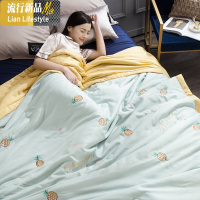 可水洗天丝夏凉被夏季薄款被子冰丝空调被夏被单人双人被芯莫代尔 三维工匠