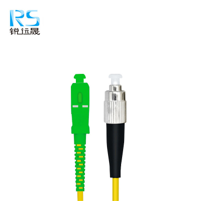 锐远晟 单模光纤尾纤 FC/UPC-SC/APC-10m 10根/包