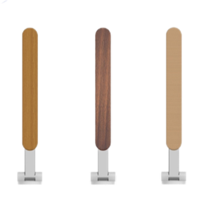 纬图VETO折叠上翻实木扶手 北欧风格简洁大方铝合金材质承重力强安全可靠安装便捷 实木色