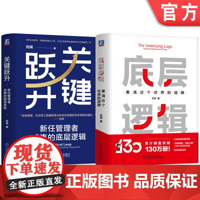 套装 关键跃升 底层逻辑 共2册套装 刘润 商业 5分钟商学院 胜算 跃升 晋升 团队成长 个人成长 职场 效率 管