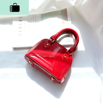 包包2020新款潮高级感漆皮贝壳包春夏小包包百搭单肩斜挎手提包女NEW LAKE女斜挎包