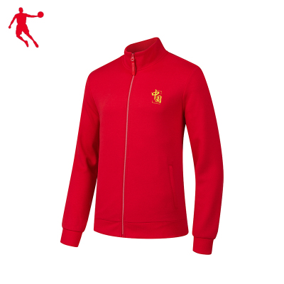 乔丹 运动外套 针织上衣中性款运动外套 KWD41213294 番茄红 3XL码(件)