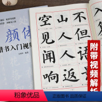 [正版]颜体楷书入门教程附视频讲解王丙申楷书规范教颜真卿初学入门小学生成人自学入门临摹范本毛笔字帖北京体育大学出版社