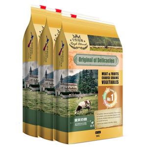 蛋奶糕狗粮幼犬泰迪金毛拉布拉多柯基离乳期全犬通用型奶糕30斤 默认颜色 默认尺寸