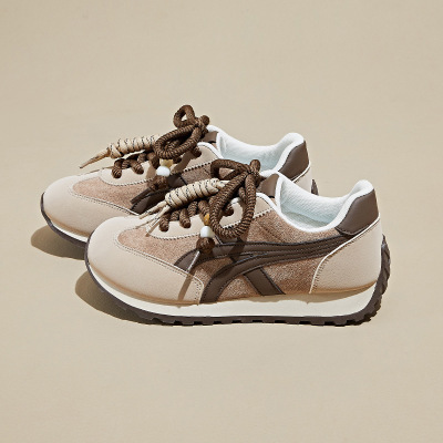 ins韩版新款阿甘鞋女秋季学生跑步运动厚底增高休闲街拍