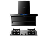 百得(BEST)华帝股份烟灶套装AC17+AQ16 25m³顶侧三吸油烟机1100Pa智能变频巡航5.0kW大火力液化气