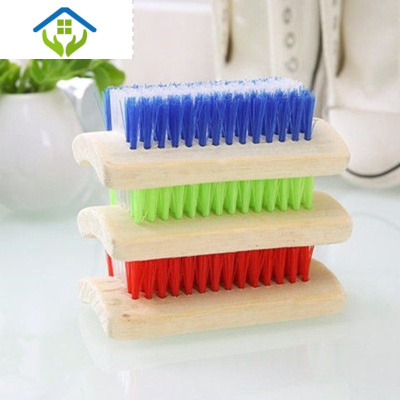 御蓝锦天然竹制洗衣刷方刷长刷鞋刷加厚竹板刷子清洁刷多功能塑料刷3个方竹刷