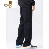 YANXUvibe风190瘦高个子加长版男裤高街牛仔裤男直筒宽松休闲长裤子 潮