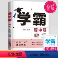 数学 九年级上 人教版 九年级/初中三年级 [正版]2024学霸题中题九年级下册上册数学物理英语化学苏科版译林版苏教人教