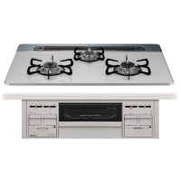 日本进口百乐满燃气灶repla75嵌入式三眼灶煤气炉天然气PD-509WS-75CV