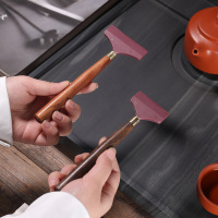 [补贴10%]硅胶茶盘刮水刷茶台刮水板茶刷子茶刮茶具配件茶道扫水刷刮水器