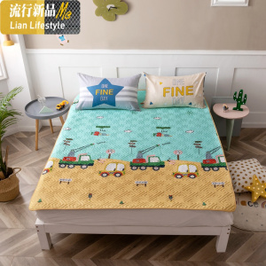 棉床垫软垫床褥子垫被防滑地铺睡垫双人家用四季薄款透气床护垫 三维工匠