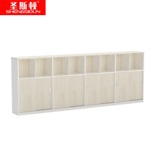 圣斯顿S-SF3230BG办公柜矮柜3200*300*1150mm雪松色(15天内发货)