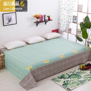 定做棉老粗布榻榻米大床单单件大炕单加大3.5/4米农村大炕 三维工匠