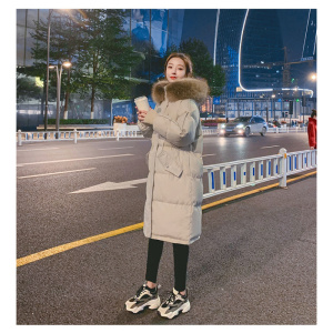 冬季外套新款宽松棉衣女中长款加厚学生羽绒棉服韩版过膝棉袄