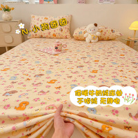 秋冬季牛奶珊瑚绒床单单件宿舍单人珊瑚绒被单加绒加厚床单三件套_57