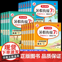 小学暑假作业一年级下册二年级三四五六年级语文数学英语全套人教版 暑假衔接教材一升二升三上册同步练习册专项训练题预复习