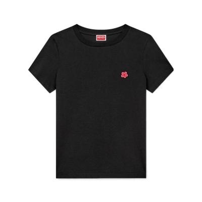 高田贤三(Kenzo)纯棉圆领短袖T恤女运动百搭休闲潮牌个性印花女士
