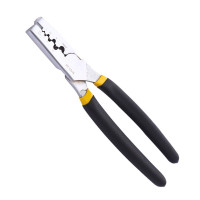 欧克(Ouke)工业级压线钳 鳄鱼嘴小型压线钳 套管型形端子用钳(8英寸200mmOK-3999)