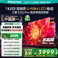海信电视小墨E5Q Pro 65吋 超画质U+Mini LED 墨晶屏 信芯芯片 300Hz高刷