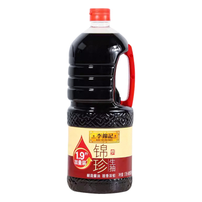 李锦记 锦珍生抽1.9L 0添加防腐剂 炒凉拌蘸点 酿造鲜酱油