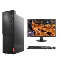 联想(lenovo)开天M740Z 信创国产化办公高端台式机整机+23.8英寸显示器 飞腾 FT-D2000/8G/256G/2G独显 UOS或麒麟试用版