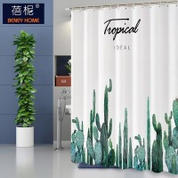 美帮汇北欧浴室浴帘水布加厚霉卫生间窗帘隔断淋浴挂帘洗澡帘子