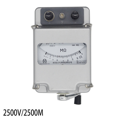 汐岩绝缘电阻测试仪兆欧表500V1000V2500V5000V电工摇表 ZC-72500V2500M