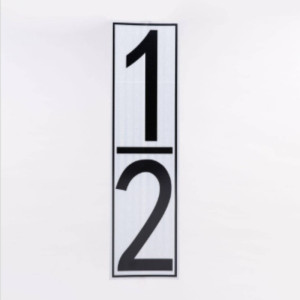 路旗安 粘贴式半公里标识 627mm*170mm 件