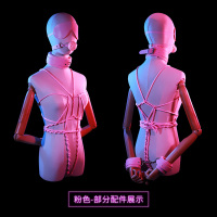 谜姬SM用品情趣道具10件套装调情趣工具玩具捆绑束缚成人性用品 绳子口塞球眼罩项圈乳夹鞭子牵引绳脖套手脚束缚
