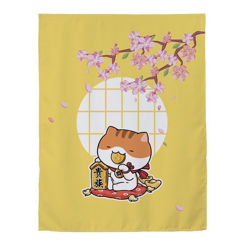 家柏饰(CORATED)窗帘免打孔安装遮光宿舍学生卧室简易出租房用出租屋魔术贴小窗帘 贵族猫 宽1.5X高1.5一片