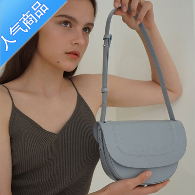 FENGHOU韩国设计师小众包包女2021新款潮时尚复古马鞍包感斜挎小方包女斜挎包