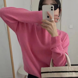 秋冬打底衫女外穿毛衣女长袖大码女装内搭上衣安迪绒针织衫薄