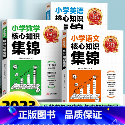 核心知识集锦[语文+数学+英语] 小学通用 [正版]小学核心知识集锦语文数学英语大盘点一年级二年级三四五六年级重点知识大
