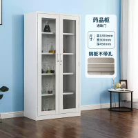 易企采 通玻药品柜 全钢化学生物开孔器皿柜实验室带锁安全药品柜试剂柜