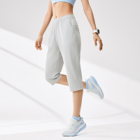 361°七分裤女新款梭织冰丝运动短裤宽松速干休闲裤跑步短裤女662524701V