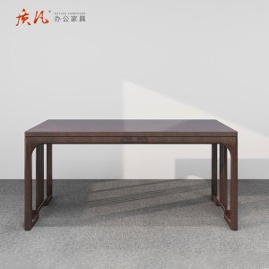 质凡定制非洲胡桃木办公桌 1650*750*770mm
