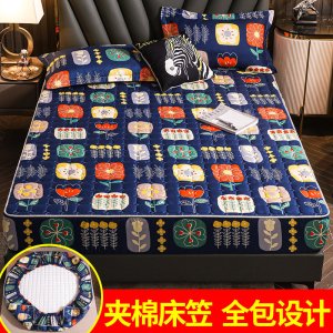 床笠单件加厚床垫保护套防滑固定床罩全包防尘罩
