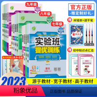 ★[语文+数学+英语+物理]4本套装 人教版 八年级下 [正版]2024实验班提优训练初中八年级上册下册语文数学英语科学