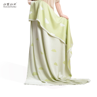 非草非木 竹纤维盖毯薄被子宝宝盖毯婴儿夏被单人夏凉被 夏凉午睡毯 110*150cm (条)