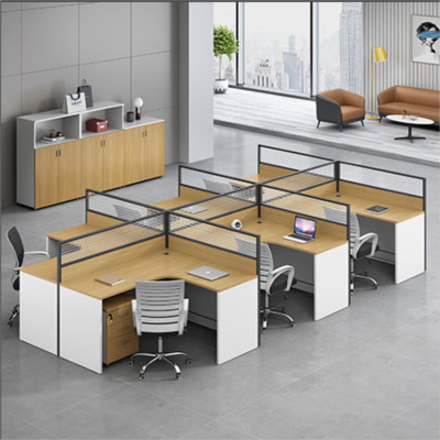 韶优员工干型六人位屏风桌PF-G06