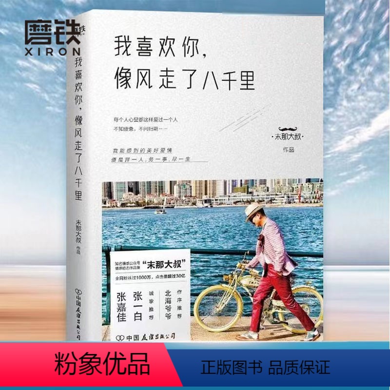 [正版]磨铁图书我喜欢你像风走了八千里书 末那大叔 情话、前任、情商、解忧厨房 现当代文学书籍书排行榜 磨铁图书