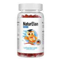 NaturElan呐兔叶黄素护眼水果软糖 60粒/瓶 德国原装进口 膳食营养补充剂