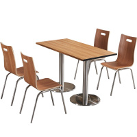 凌迪星餐厅桌椅1200*600*760mm(一桌四椅)套