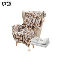 伊伊爱 慢回弹记忆棉枕+四季针织毯礼包