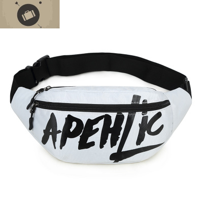 腰包女潮ins韩版斜挎包单肩包帆布迷你少女包潮牌挎包百搭胸包男艾狄伊娃斜挎包男