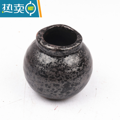 敬平日式牙签筒盒刺身干冰盅杯容器摆盘装饰罐子火锅餐厅酒店陶瓷餐具 约3.6*5.5厘米N鼔